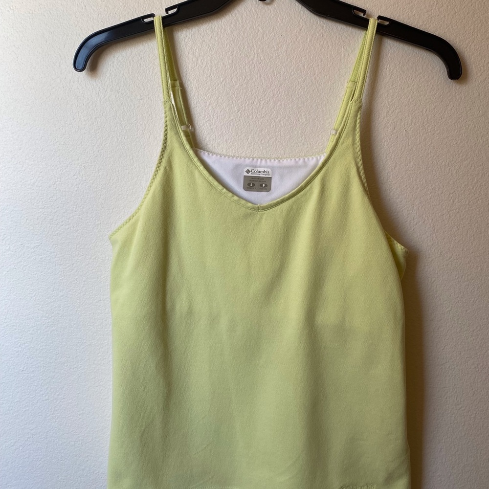 Columbia Ladies Small Lime Green Tank Top